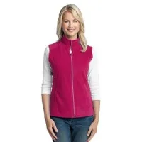 Ladies Microfleece Vest - Embroidered
